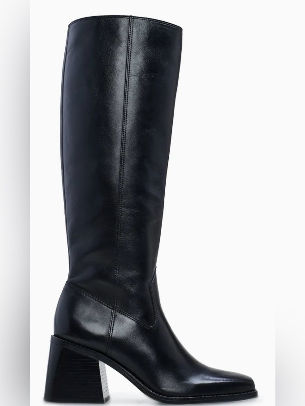 VINCE CAMUTO Sangeti 2 Black Block Heel Boots. Wide width! NWT